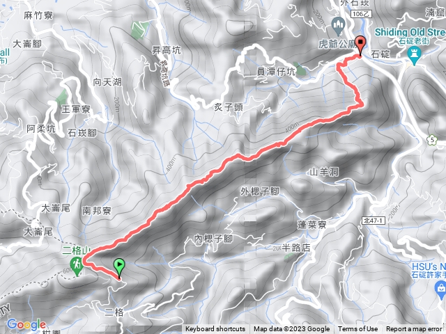 筆架山越嶺登山步道