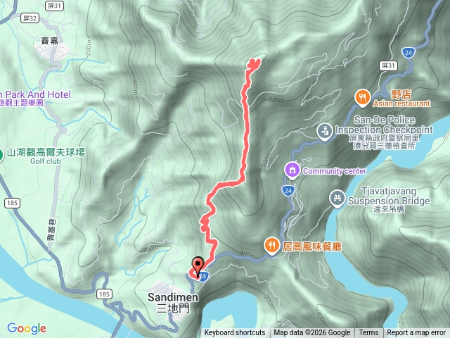 地磨兒藝術公園-三地山南峰-三地山北峰