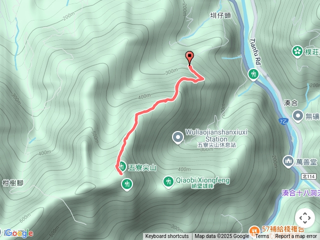 五寮尖（車停玉觀音走4號登頂，原路回）