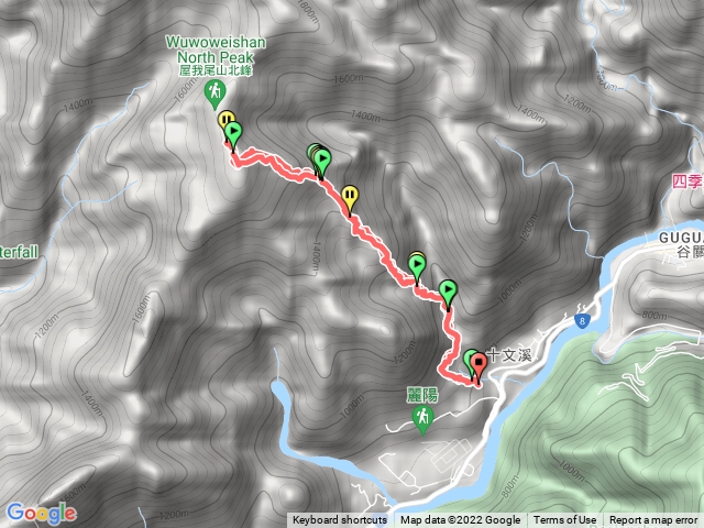 麗陽登山口上屋我尾山