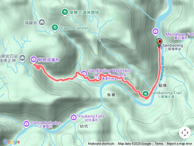 三貂嶺三層瀑布步道
