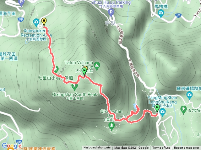 小百岳集起來七星山主、東峰登山步道202141081514