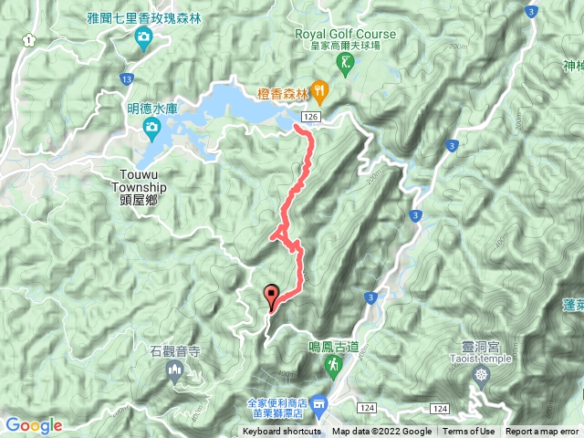 苗22到苗16【北隘勇＋水寨下來回】