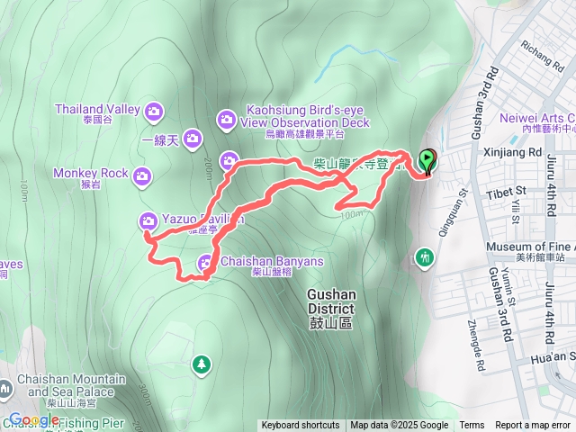 北柴山好漢坡鍛鍊行程114.11.18