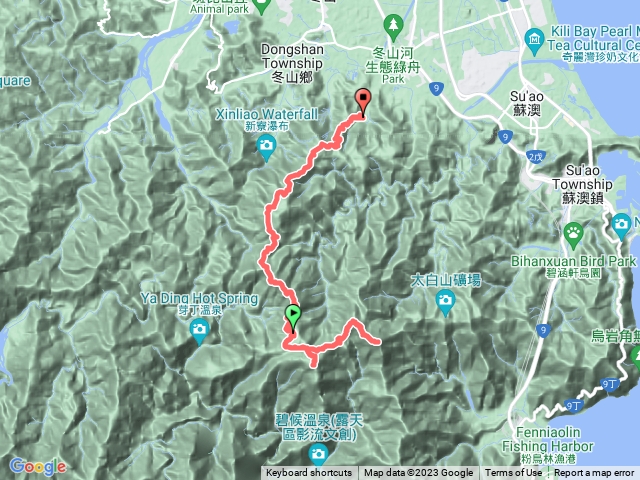 2023-02-12大白山-蘭崁山來回走