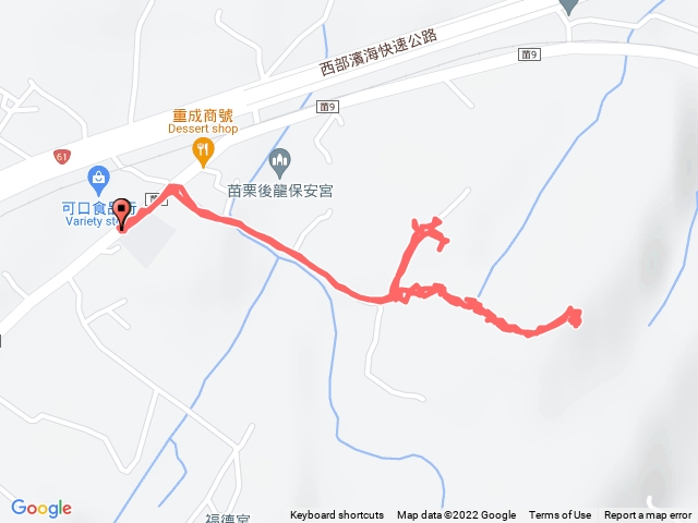 苗栗/後龍/網絃山，H64m (二等三角點1042)