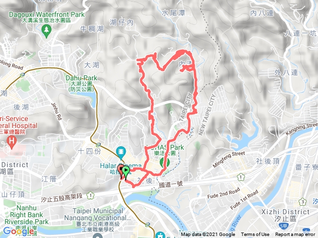 捷運東湖站至明舉山來回健行