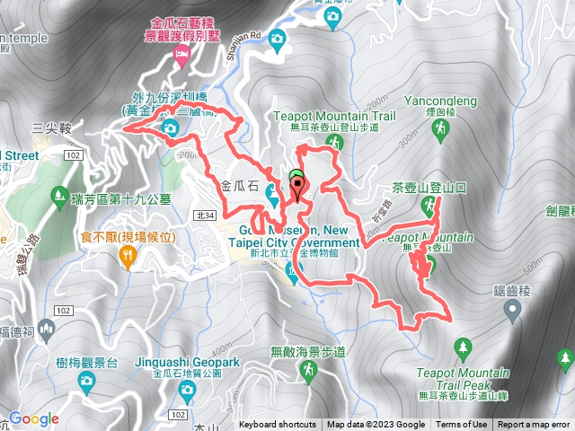 20230315勸濟堂-金老二-茶壺山-勸濟堂-彩虹階梯-戰俘營遺址-祈堂老街-金福宮-天空橋/水圳橋-金瓜石摸乳巷-三層橋-金城武階梯-勸濟堂