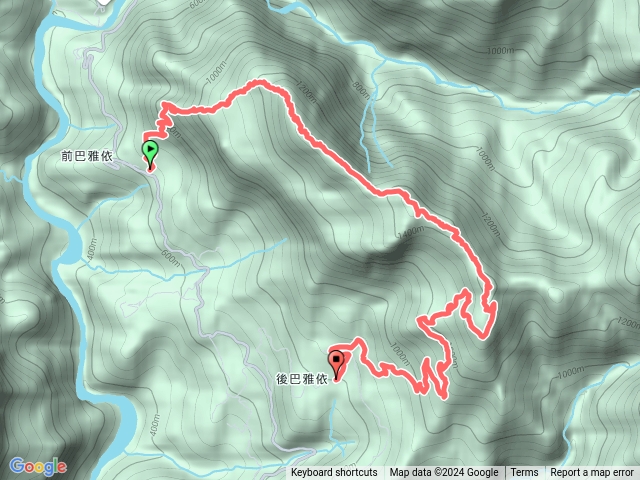 20241019 勃子山縱走矢場谷山