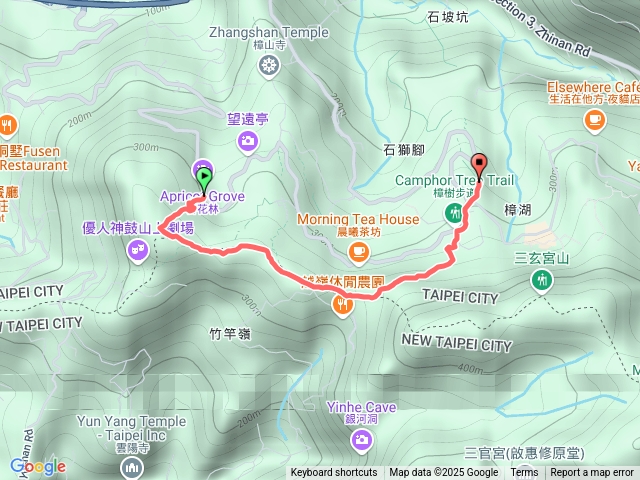 杏花林-樟樹步道