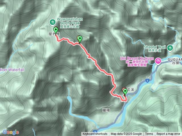 屋我尾山步道