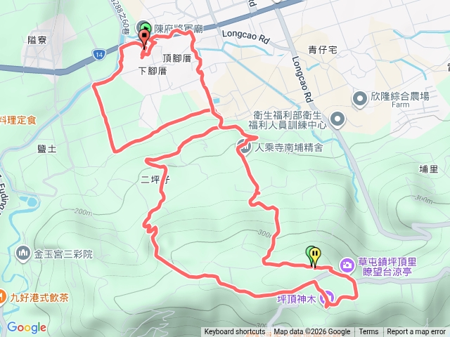 草屯將軍步道預覽圖