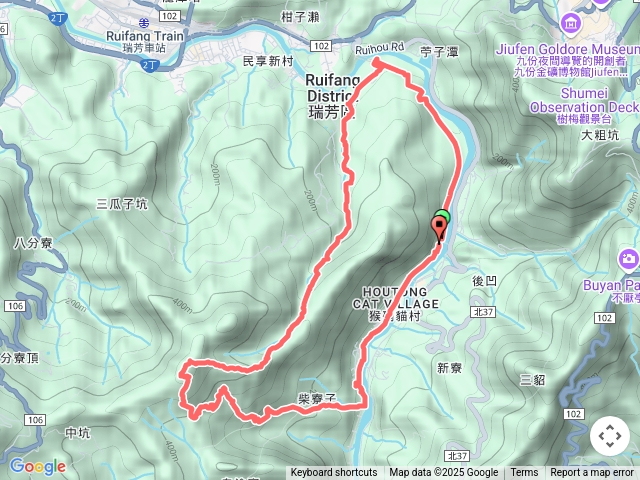 瑞猴自行車道~蛇子形古道~周館長老家~柴寮古道~猴硐