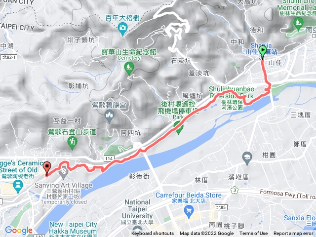 山佳河岸