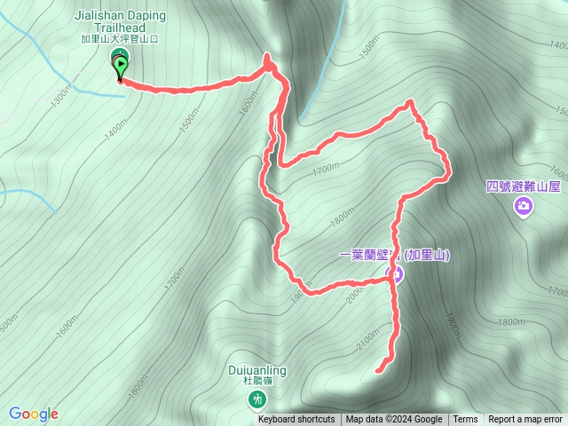 加里山（⚠️ 自行斟酌_鹿場主線8號樁⬇️大坪支線鐵道 2.5k