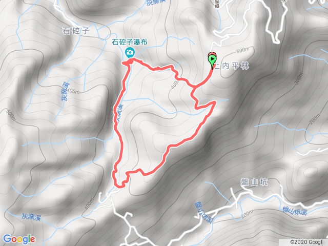 2018-05-13 平溪 石硿子越嶺路-石硿子瀑布-石硿子古道-石硿子產道 O型