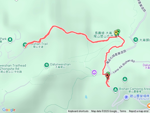 碧山露營碧溪入口_長壽坡_翠山步道來回