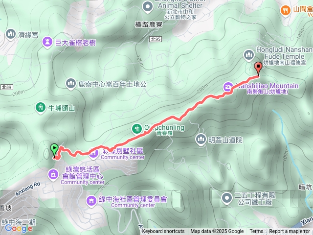 南勢角山，烘爐地起登