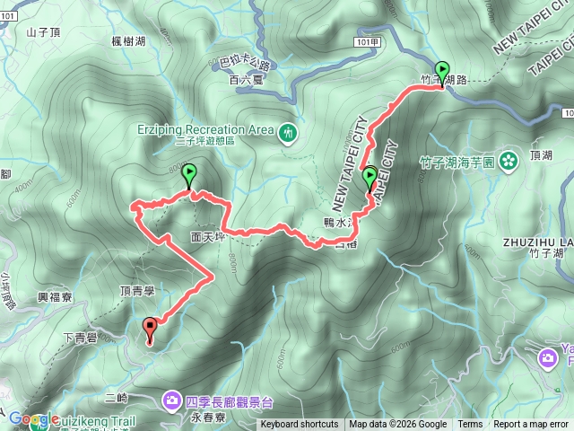 陽明山西段大縱走大屯山面天山向天山預覽圖