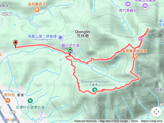飛鳳山，觀日坪古道