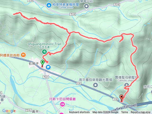 關西石光步道,露德聖母朝天主堂步道