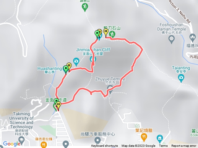 內湖金面山親山步道