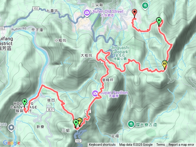 猴硐-半屏山-無耳茶壺山-金瓜石