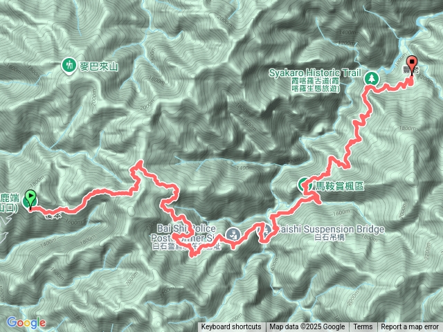 霞喀羅古道預覽圖