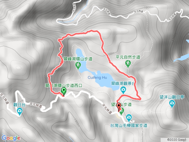 翠峰湖步道西進東出