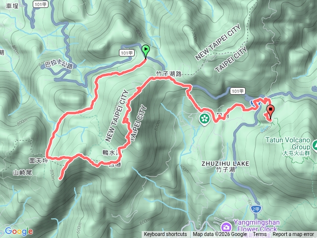 2026臺北大縱走臺北大縱走第二段：二子坪至小油坑202604261655預覽圖