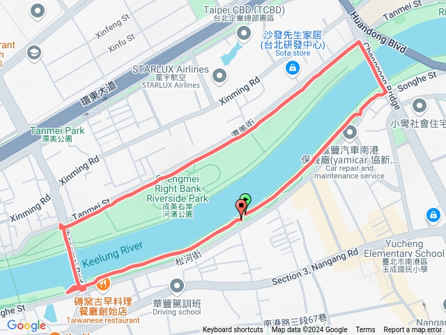 成美左岸河堤跑步預覽圖