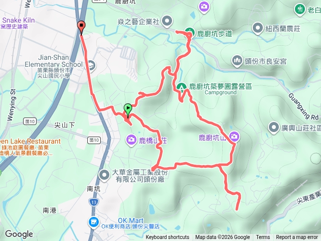 苗栗鹿公坑山