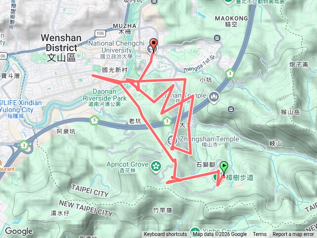 猫纜待老坑山樟山