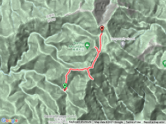 北一段逆走D4（中央尖溪山屋-南湖圈谷山莊）