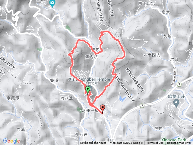 拱北殿心型縱走