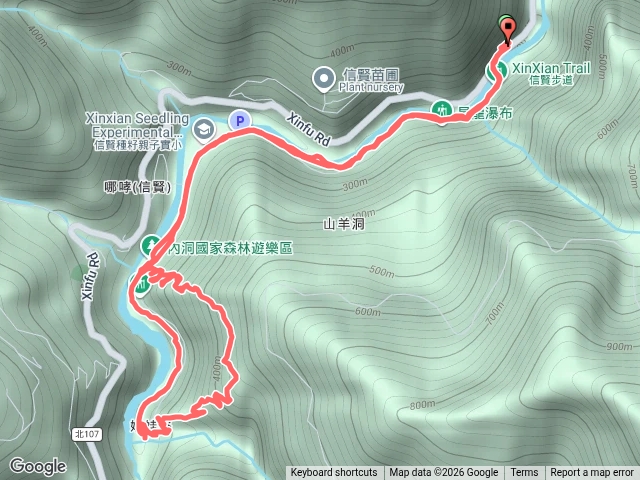 信賢步道加內洞步道(森林浴與景觀步道)預覽圖