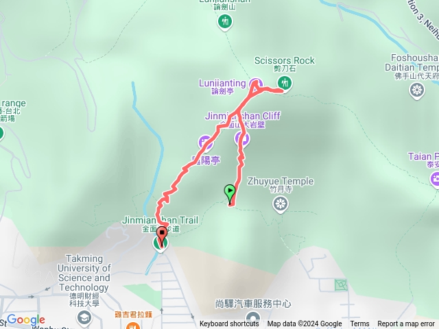 金面山步道（中途離線）預覽圖