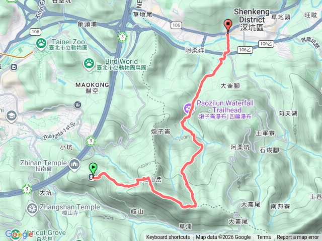 指南宮丶𤠣山岳丶林家草厝丶深坑老街