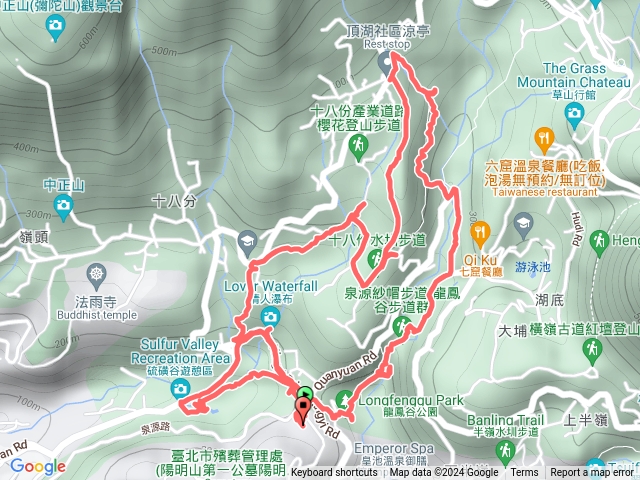 硫磺谷龍鳳谷十八圳水圳步道