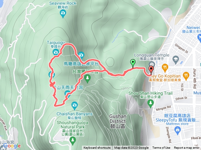 龍泉寺-小坪頂-雅座-蓮花洞-中心庭小O