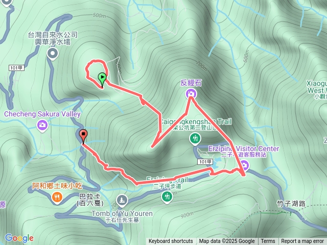 烘爐山-百拉卡山-菜公坑山-十八彎古道預覽圖