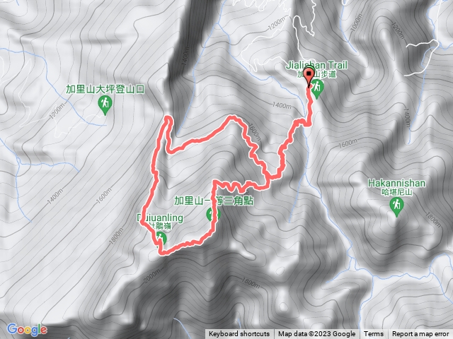 加里山路場起登繞一圈