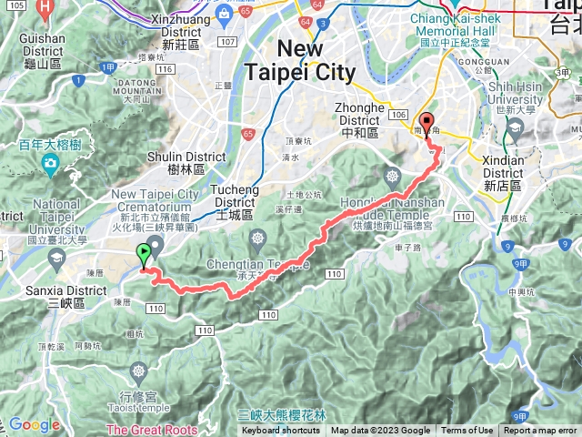 環台北天際線第十段（天上山列縱走）