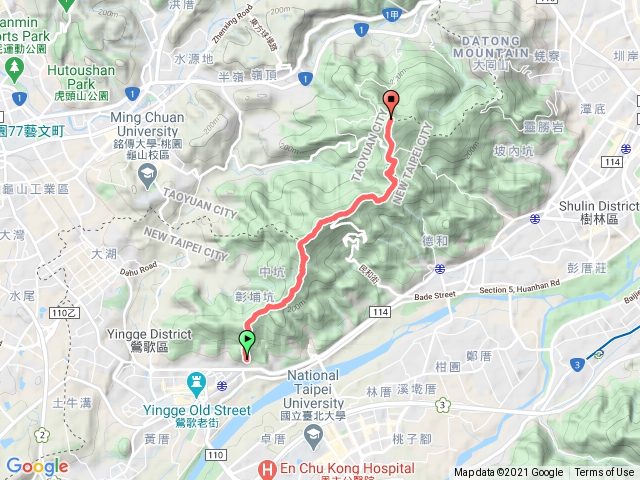 鶯歌石到大棟山