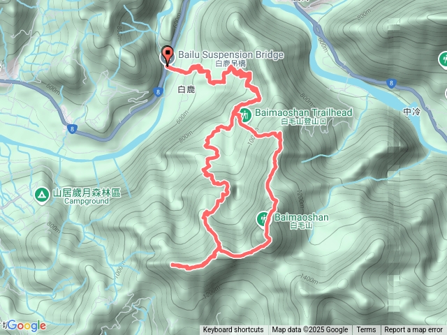 白毛山五連峰