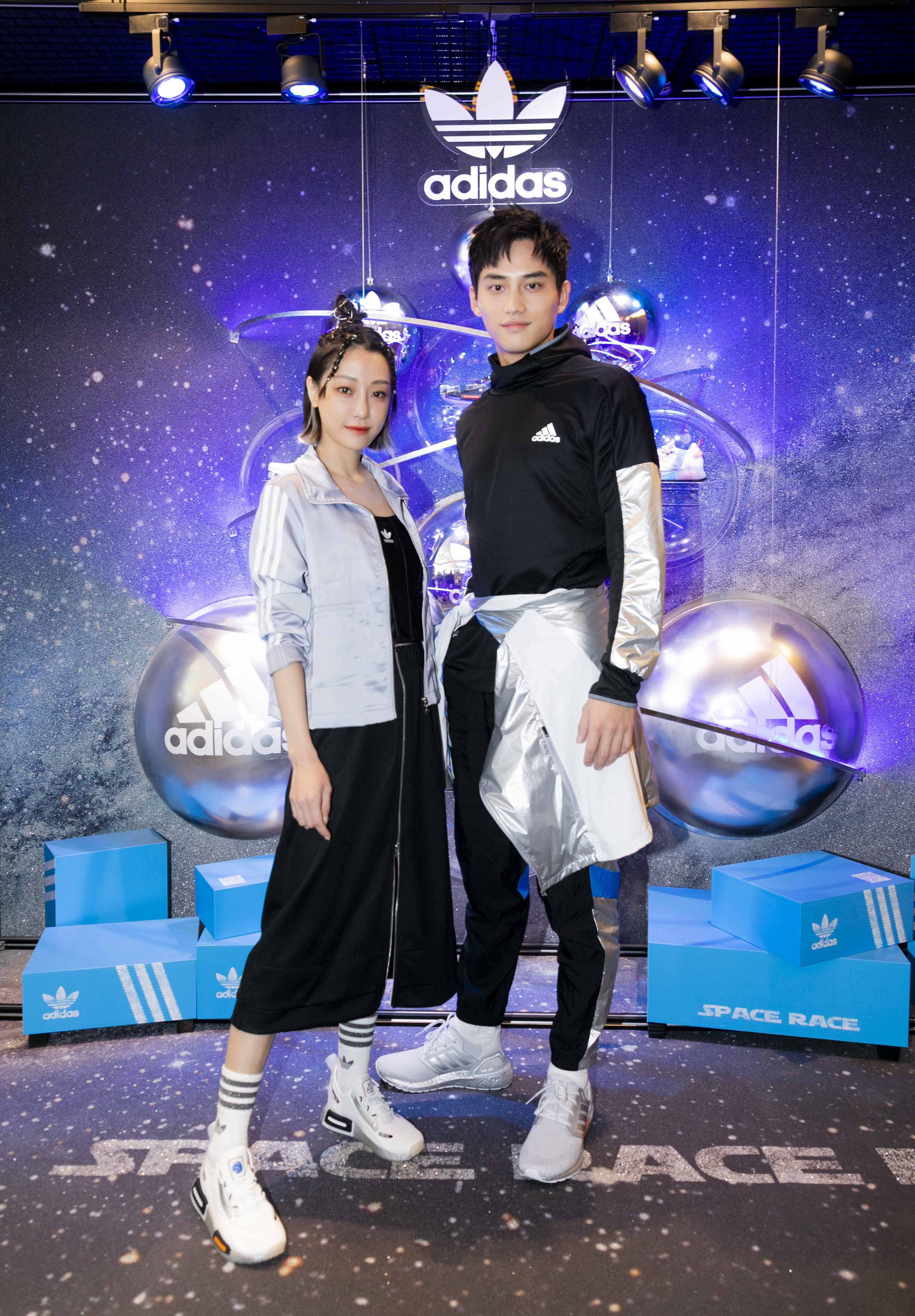 adidas Space Race 太空聖誕期間限定店 謝欣穎 范少勳 登陸年末最強拍照基地