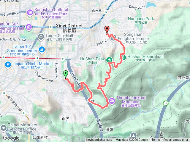 四獸山非經典路線預覽圖