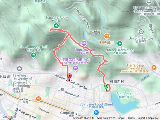 竹嵩山-泰安亭-金面山-剪刀石-論劍亭-竹月寺
