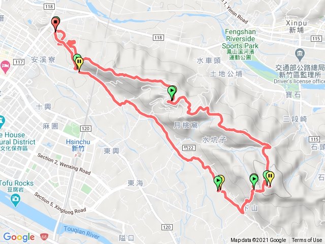 蓮華寺-犁頭山-三段崎-蓮華寺O型健行