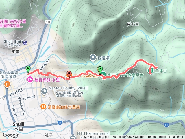 南投水里二坪山